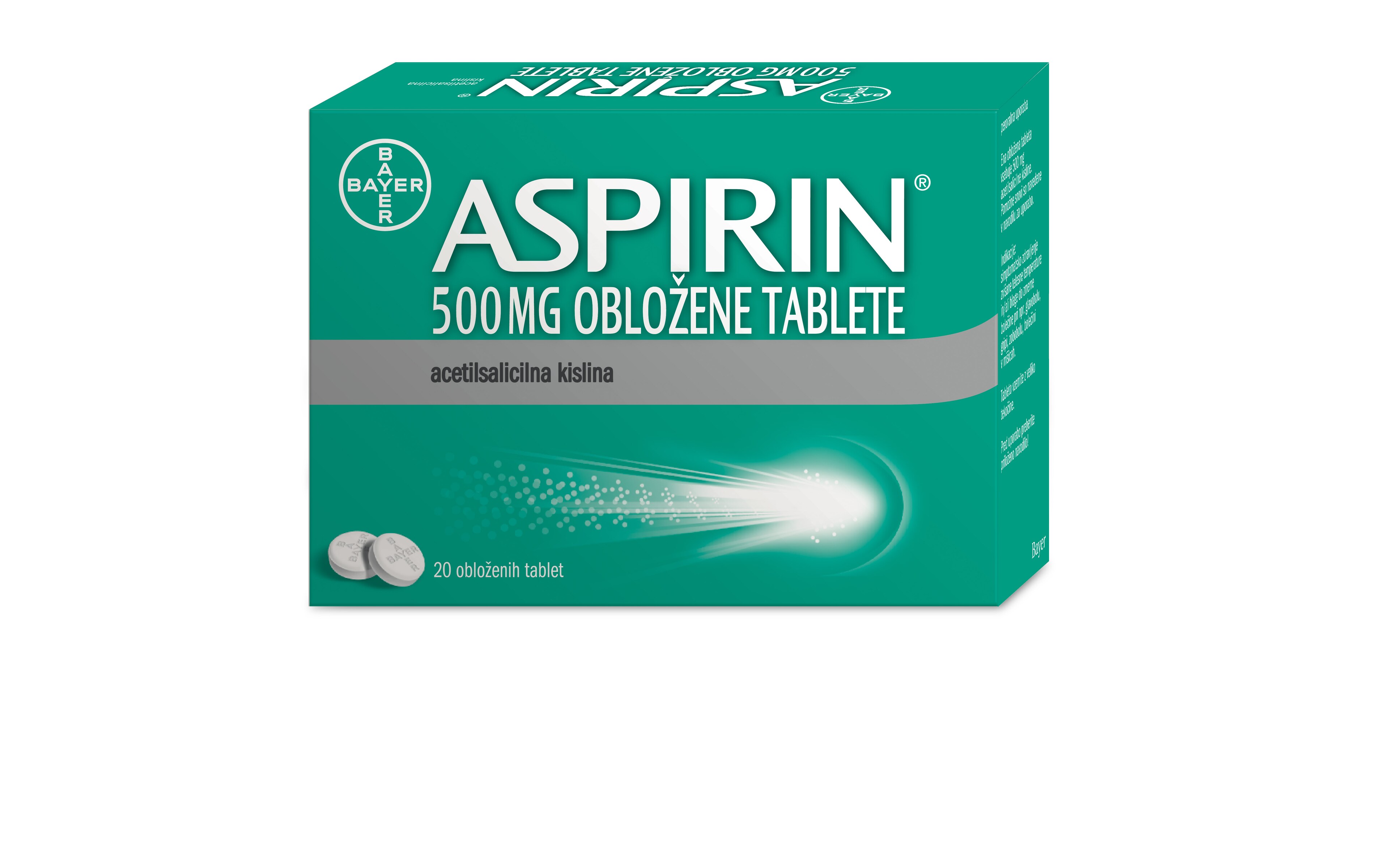 Vse o zdravilu Aspirin® 500 obložene tablete Aspirin®